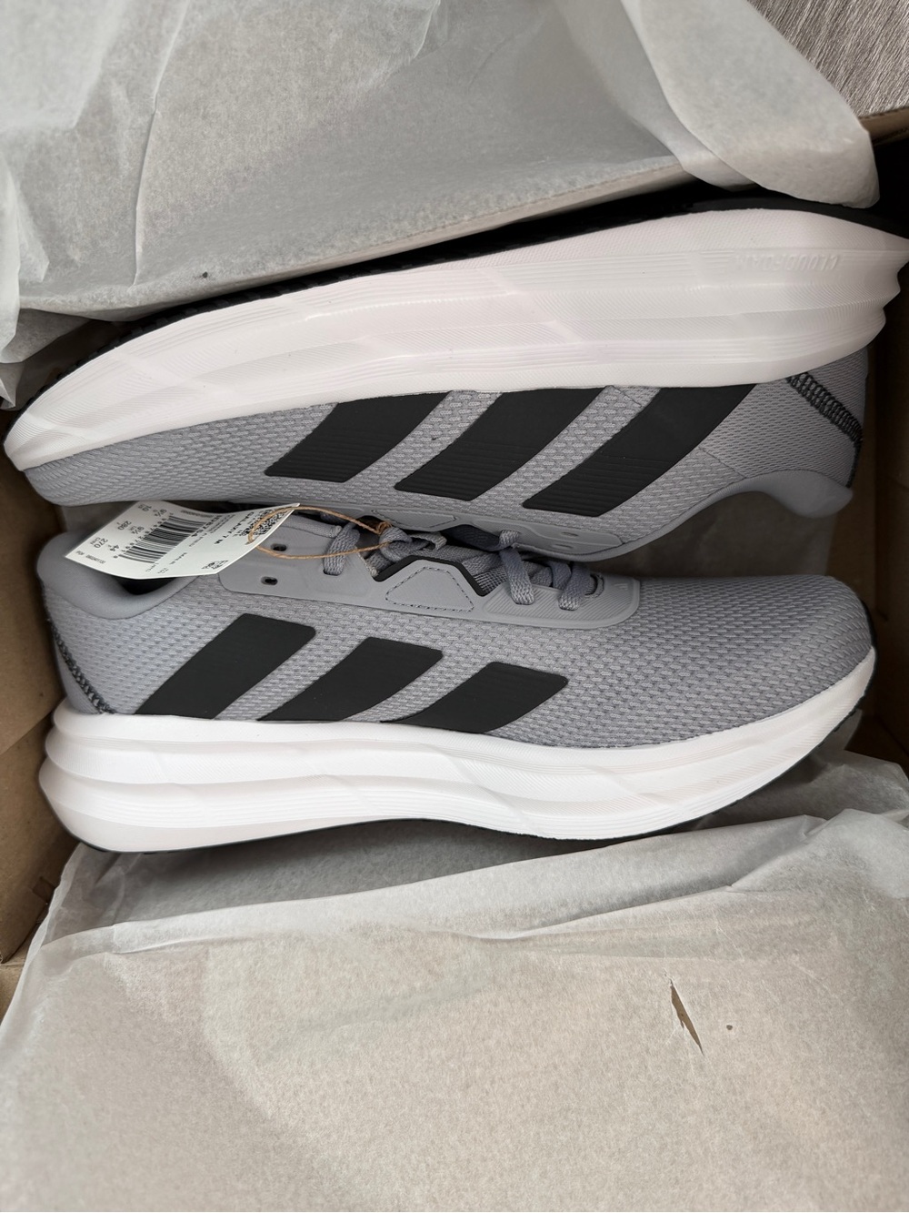 Adidas Men’s Galaxy 7 Running Shoes Gray NWT, Size 10 - Picture 2 of 10